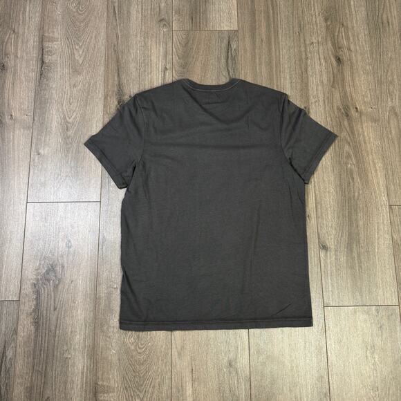 J.Crew Broken In Shirt Men M Black Short Sleeve Crewneck Pullover Stretch Cotton - Picture 4 of 6